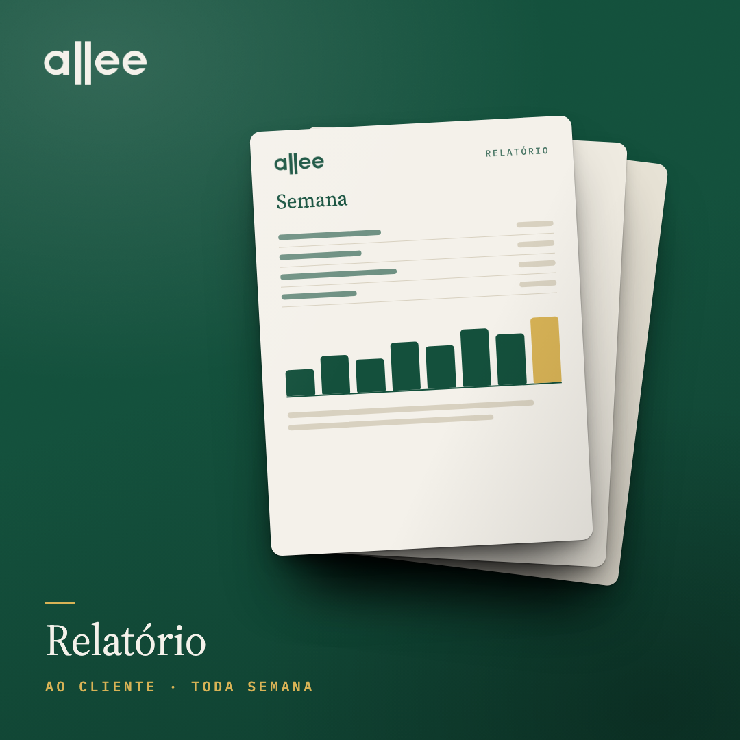 Relatório semanal no WhatsApp: ao cliente, toda semana