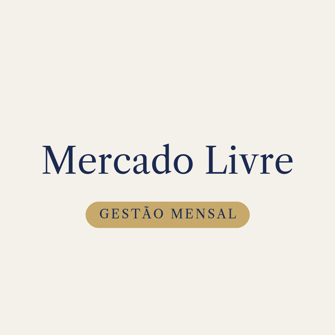 Mercado Livre — gestão mensal de anúncios pela allee