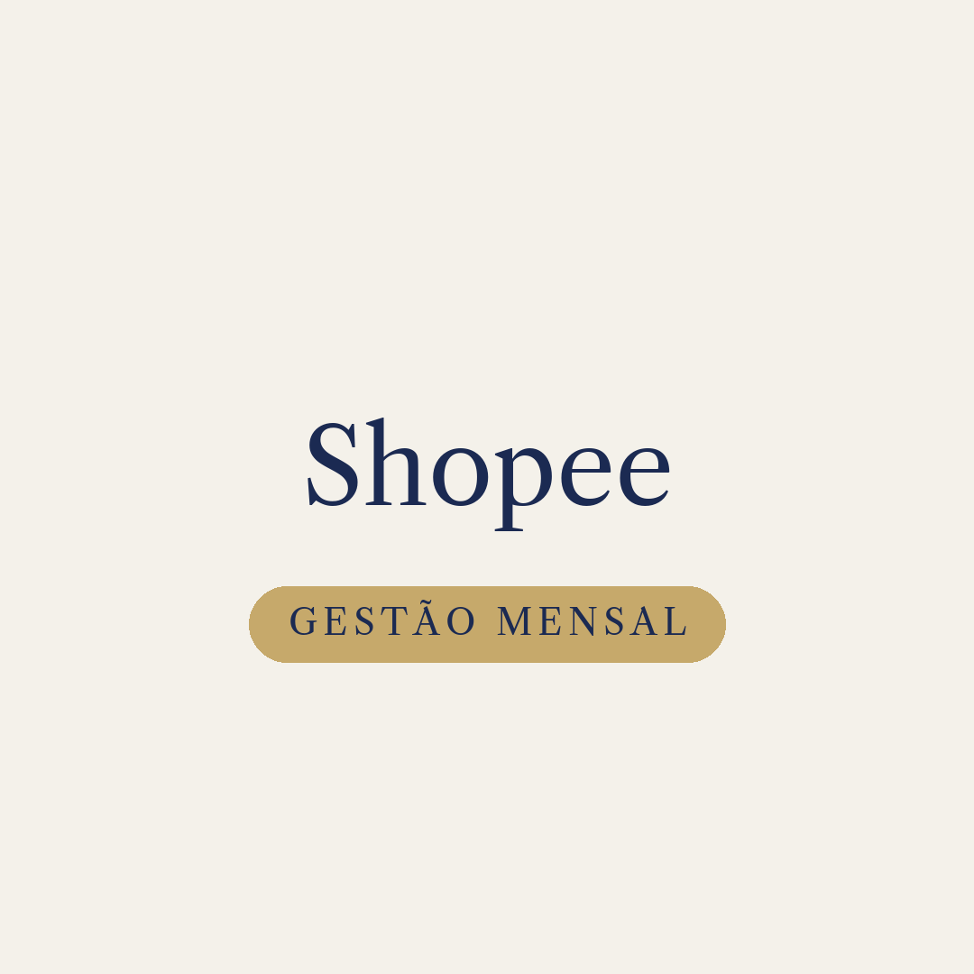 Shopee — gestão mensal de anúncios pela allee